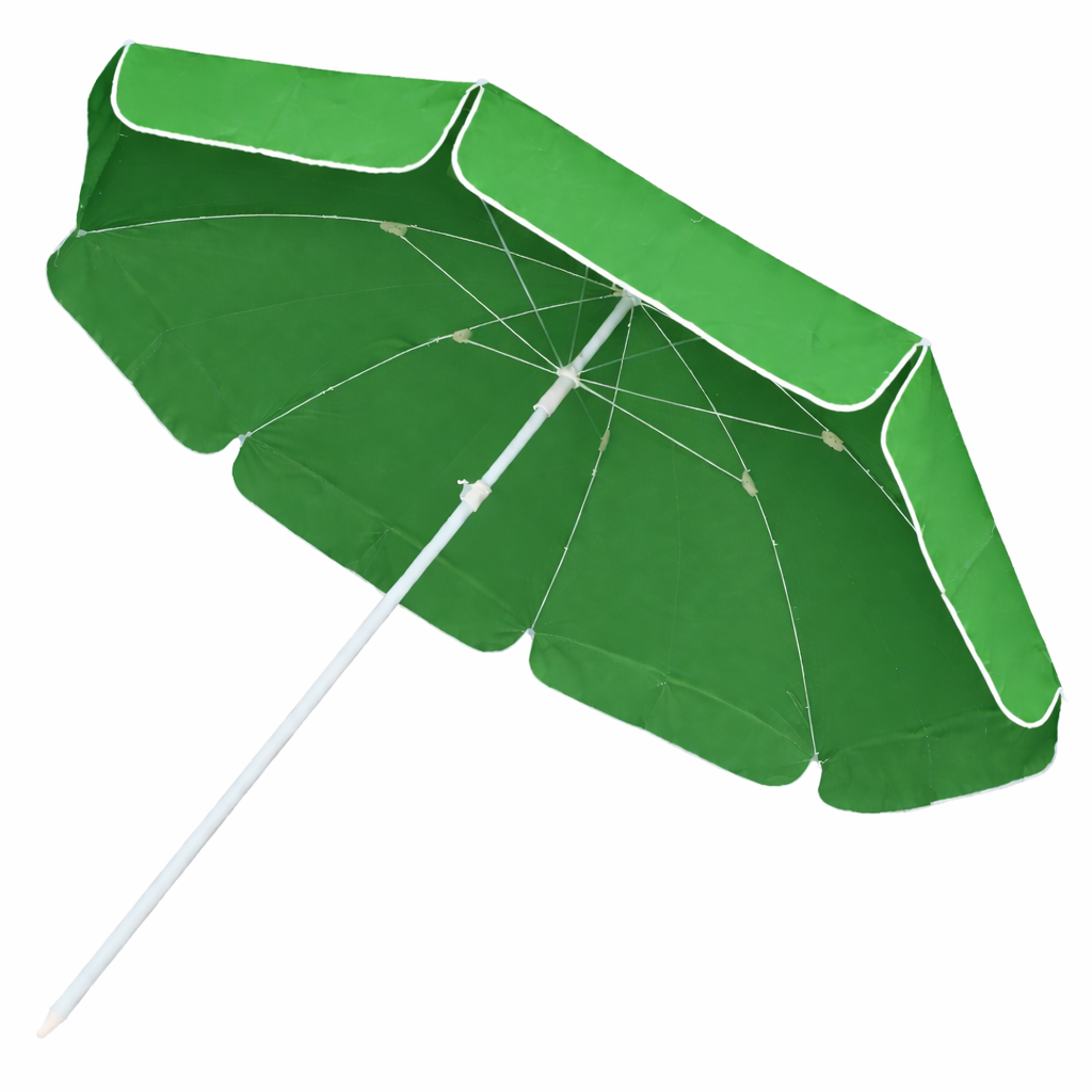 RAINPOPSON 7ft Garden Umbrella UV-Protected with Heavy-Duty Fabric (Green) - Image 4
