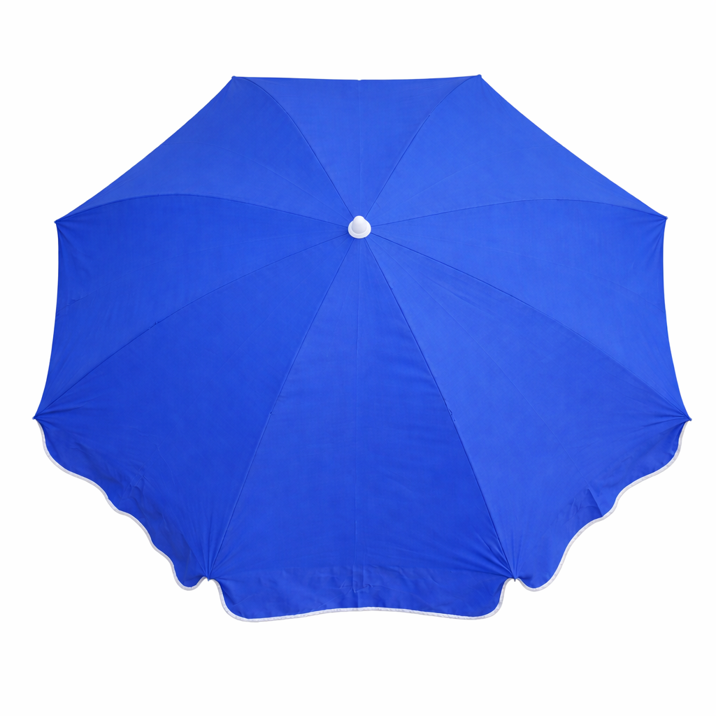 RAINPOPSON 7ft Patio Garden Outdoor Umbrella – UV-Protected, Heavy-Duty Fabric (Blue) - Image 2