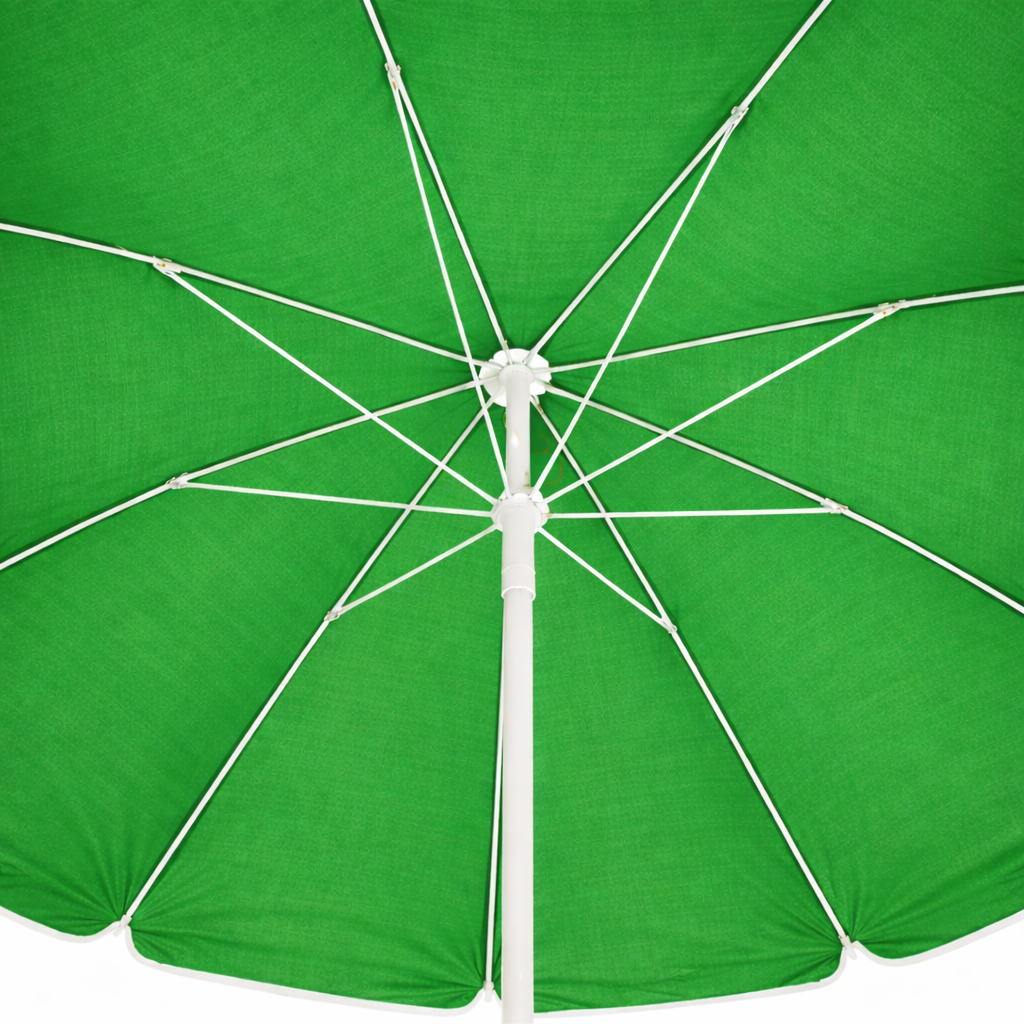RAINPOPSON 7ft Garden Umbrella UV-Protected with Heavy-Duty Fabric (Green) - Image 3