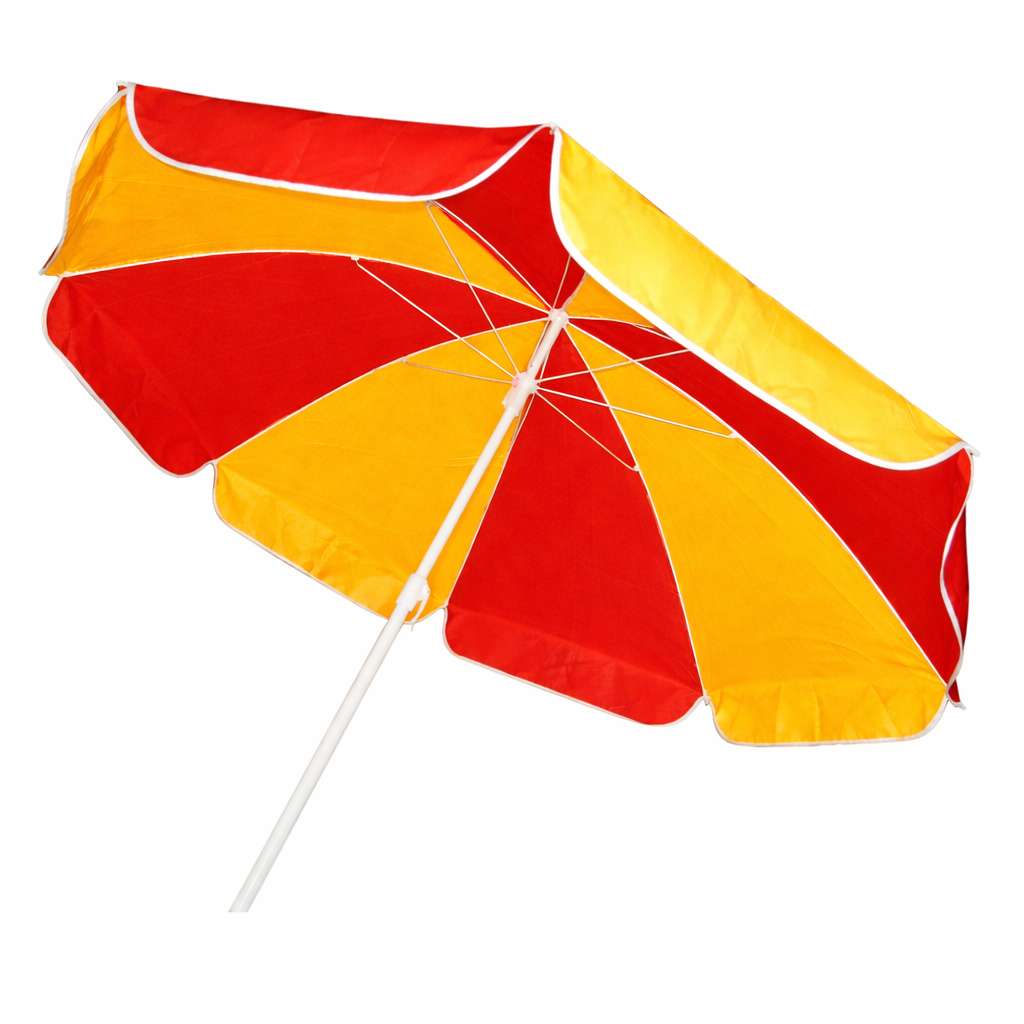 RAINPOPSON 7ft Garden Umbrella – UV-Protected Fabric Without Stand (Yellow Red) - Image 3