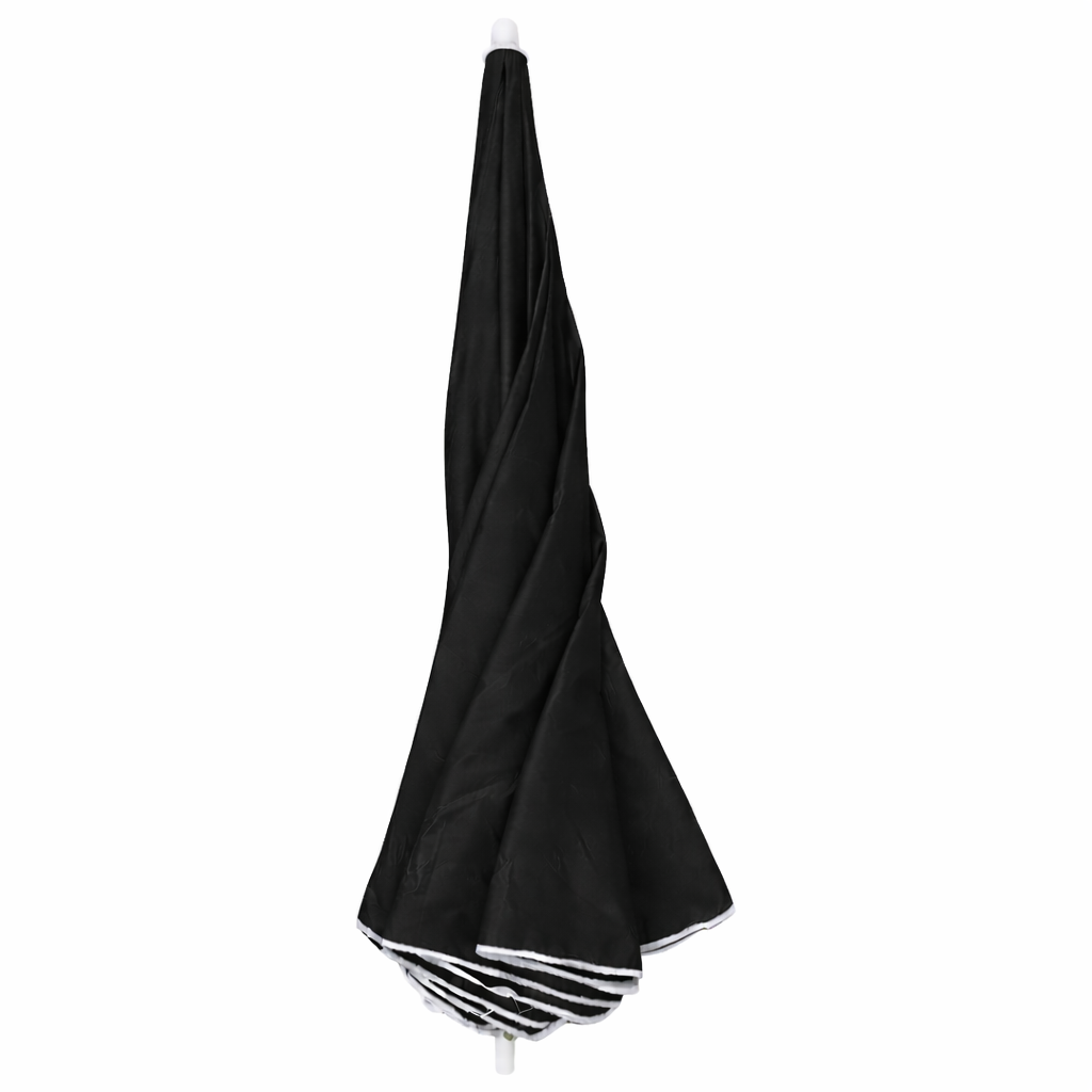 RAINPOPSON 7ft Patio Umbrella with UV-Resistant Fabric | Without Stand, Perfect for Outdoor Events and Gardens (Black) - Image 5